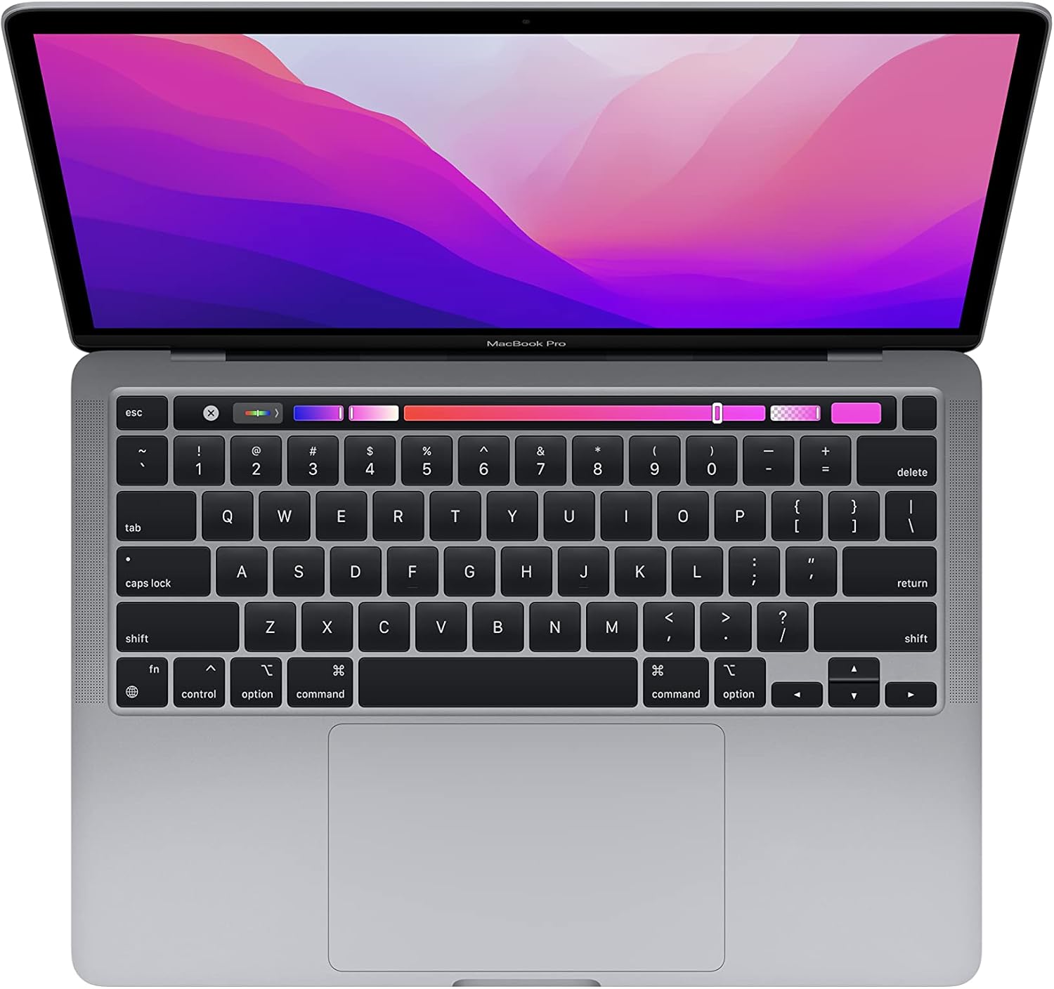 （Refurbished）Apple 2022 MacBook Pro with Apple M2 Chip (13-inch, 16GB RAM, 512GB SSD Storage) (QWERTY English) Space Gray (Renewed)